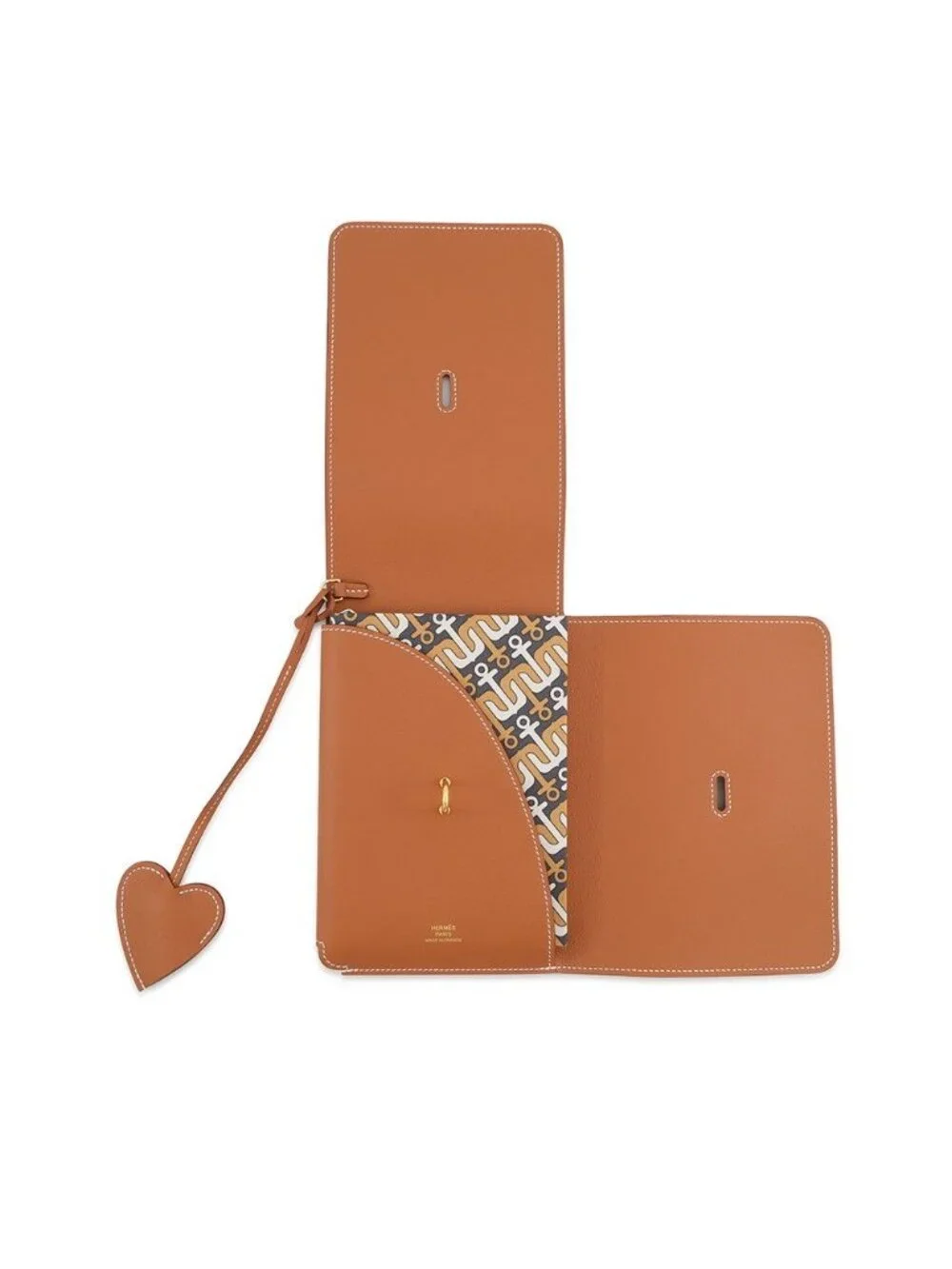 Hermes Note Cover Carnet Secret Gold Swift Animapolis